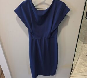 Express Royal Blue Midi Dress